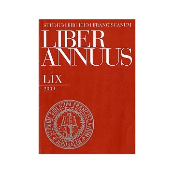 Liber Annuus LIX-2009.