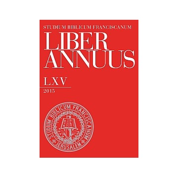 Liber Annuus LXV-2015.