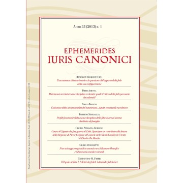 Ephemerides Iuris Canonici....