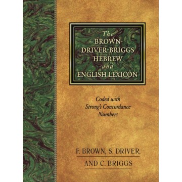 BROWN DRIVER BRIGGS HEBREW...