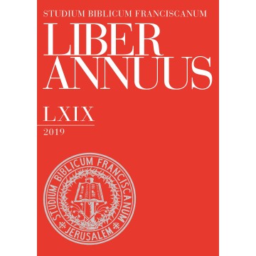 Liber Annuus  LXIX-2019.