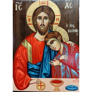 Icona Gesù con San Giovanni...