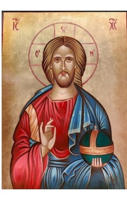 Icona Cristo Pantocratore -...