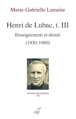 Henri De Lubac Iii -...