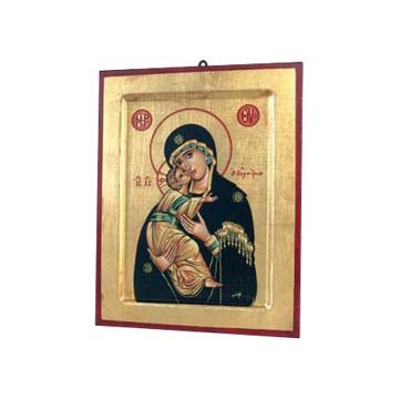 Maria odigitria (icona). Manto nero